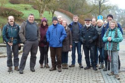 Gruppenbild Winterwanderung 2014