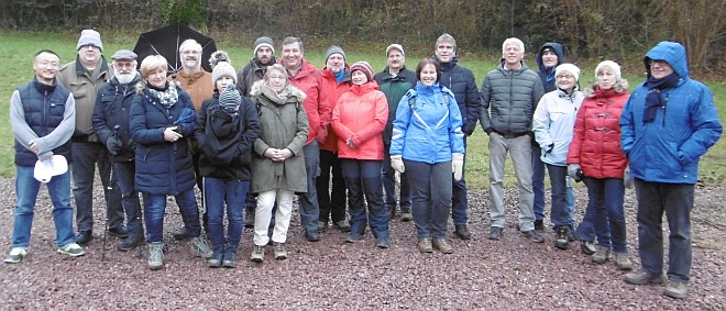 Winterwanderung mit Wanderführer Peter Hufgard am 26.12.17